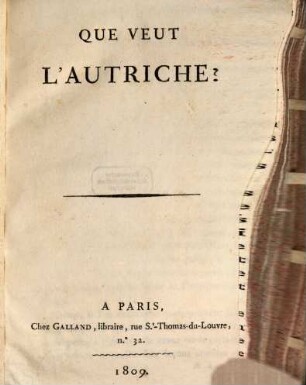 Que vent l'Autriche?
