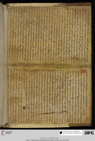 Aus einer theologischen Hs. des 11. Jh.s: Sermones