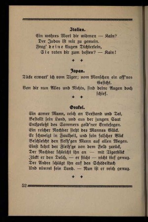 52, Orakel