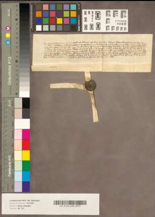Friedrich von Bure genannt Schilling schwört dem Grafen Adolfvon Kleve Urfehde.