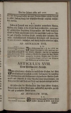 Articulus XVIII.