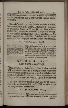 Articulus XVIII.