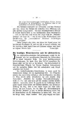 Die deutschen Gewerkvereine und die Bodenreform