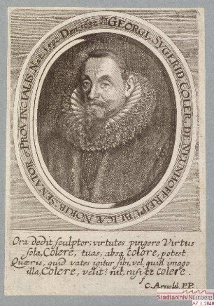 Georgius Sygfridus Colerus (= Georg Seifried I. Koler) von Neunhof