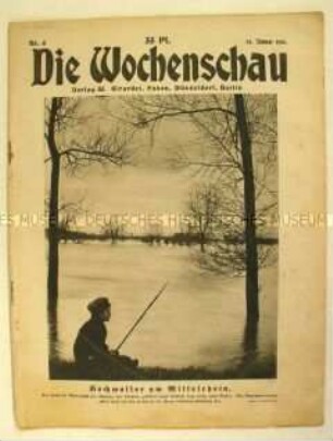 Illustrierte "Die Wochenschau" u.a. zu Demonstrationen und Kämpfen in Berlin