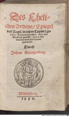 Des ehelichen Ordens Spiegel