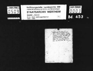 Inhaltet des Dorfs Großzimmern kleine Zins