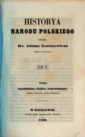 Historya narodu polskiego, 6