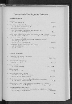 Evangelisch-Theologische Fakultät