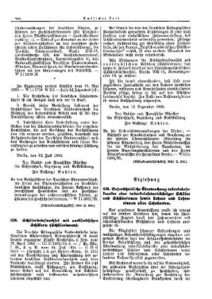 Schülerbriefwechsel mit ausländischen Schülern (Schülerinnen) : [Wissenschaft] ; [Amtliche Erlasse] ; [Amtlicher Teil]
