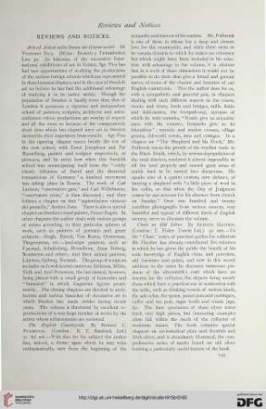 Reviews and notices