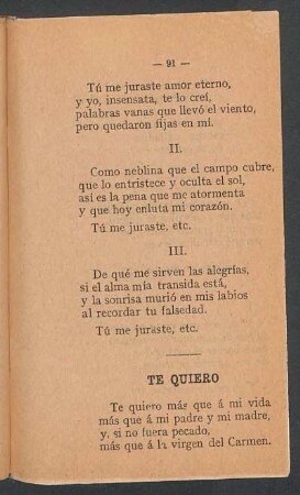 Te quiero