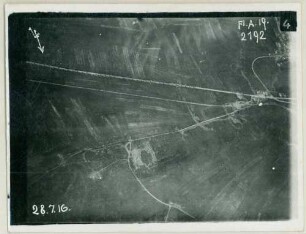 Foto des Geländes östlich von Haudiomont (Luftbild)