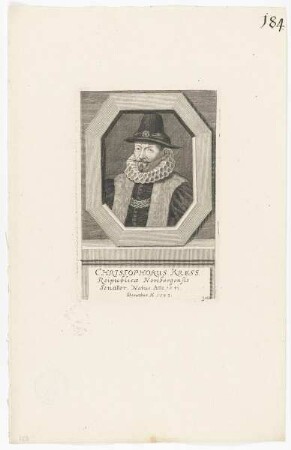 Bildnis des Christophorus Kress