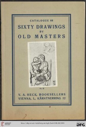 Nr. 68: Katalog: Sixty drawings by old masters