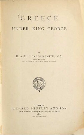 Greece under King George