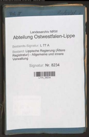 Straßenbau.- Straßenzug I.- Distrikt c Varenholz - Erder, Bd. 4