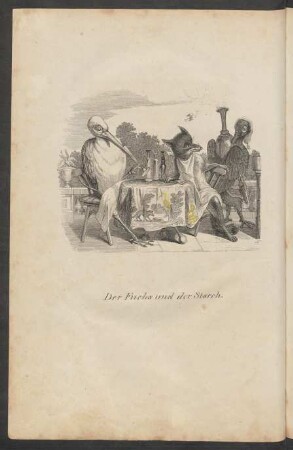 Der Fuchs und der Storch.