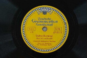 "Undine" : Nun ist's vollbracht / (A. Lortzing)