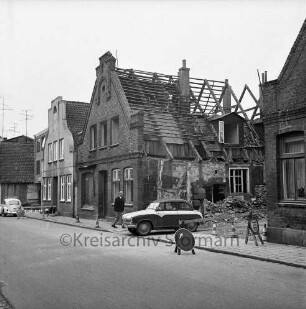 Hagenstraße: Abriss der Gebäude Nr. 24 und 25: Ansicht von Osten