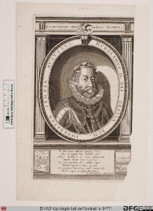 Bildnis Rudolf II., römisch-deutscher Kaiser (reg. 1576-1612)