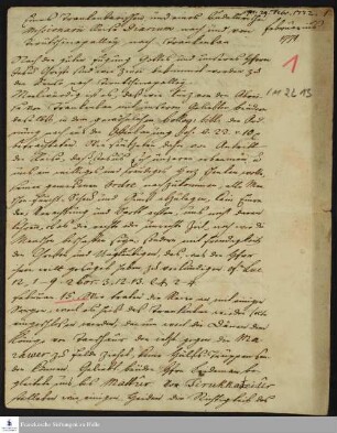 Reisetagebuch von Johann Balthasar Kohlhoff und Christian Wilhelm Gericke.