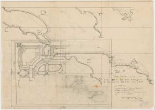 Thiersch, Friedrich von; München; Justizpalast - Deckenabwicklung; Deckenprofile (Schnitte)