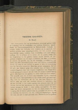 Vreemde Koloniën, door H. D.