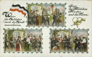Wenn die Soldaten durch die Stadt marschieren, […]