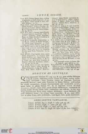 Monitum ad lectorem