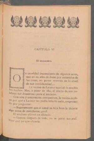 Capítulo VI - El encuentro.