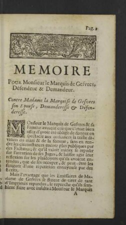 Memoire