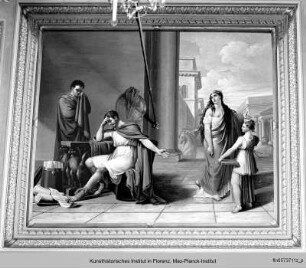 Decken- und Wandmalerei : Titus verlässt Berenice