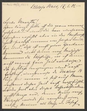 Brief an Mariette von Roell : 17.01.1901