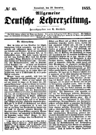Die Lehrerzeitung