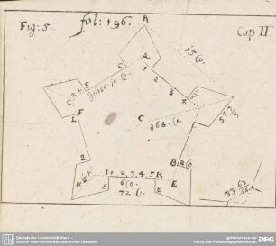 Fig: 5. fol: 196. Cap. II.