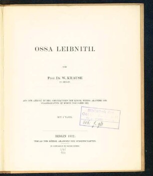Ossa Leibnitii