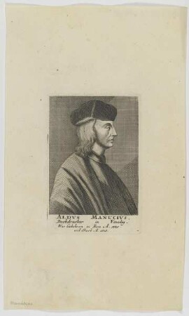 Bildnis des Aldvs Manucivs