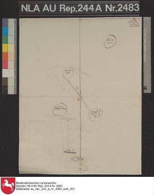 Der Grenzverlauf zwischen Ostfriesland und dem Münsterland von Dünebroek/Brual bis Völlen/Papenburg