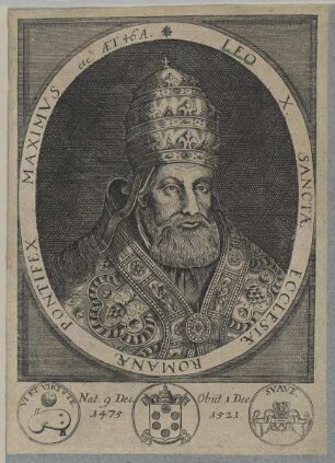Bildnis des Papst Leo X.