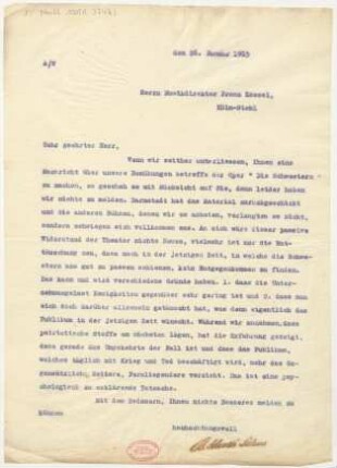 Brief an Franz Kessel : 26.01.1915