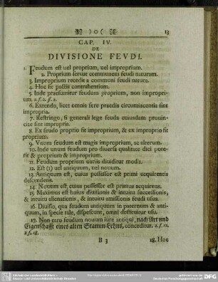 Cap. IV. De Divisione Feudi