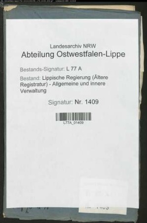 Ernennung von Pauline v. Scherff, Tochter des Bundestagsgesandten v. Scherff, zur Ehrenchanoinesse des Stifts Cappel