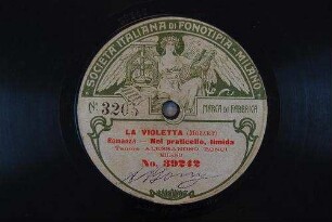 La Violetta : Romanza - Nel praticello, timida / (Mozart)