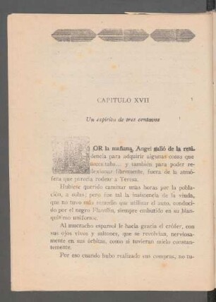 Capítulo XVII - Un espíritu de tres centavos