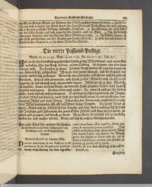 Die vierte Paßions-Predigt.