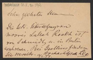 Brief an Friedrich Wilhelm Jähns : 19.02.1877