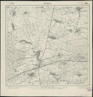Meßtischblatt 2469 : Kirchhain, 1911 : Kirchhain. - Aufn. 1902, hrsg. 1904, einz. Nachtr. 1911. - 1:25000. - [Berlin]: Reichsamt für Landesaufnahme, 1911. - 1 Kt.