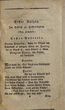 Maria Stuart : ein Trauerspiel