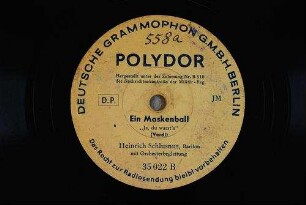 Ein Maskenball : "Ja, du warst's" / (Verdi)
